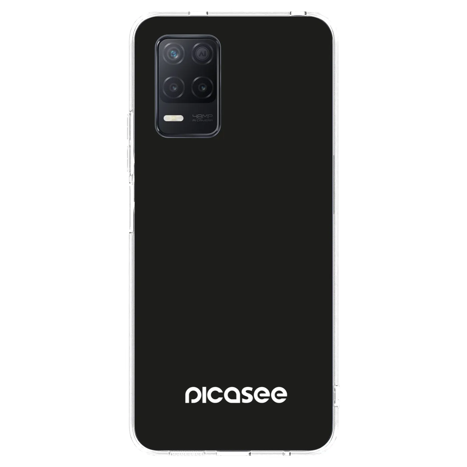 Picasee Realme 8 5G Hülle - Transparentes Silikon - Picasee