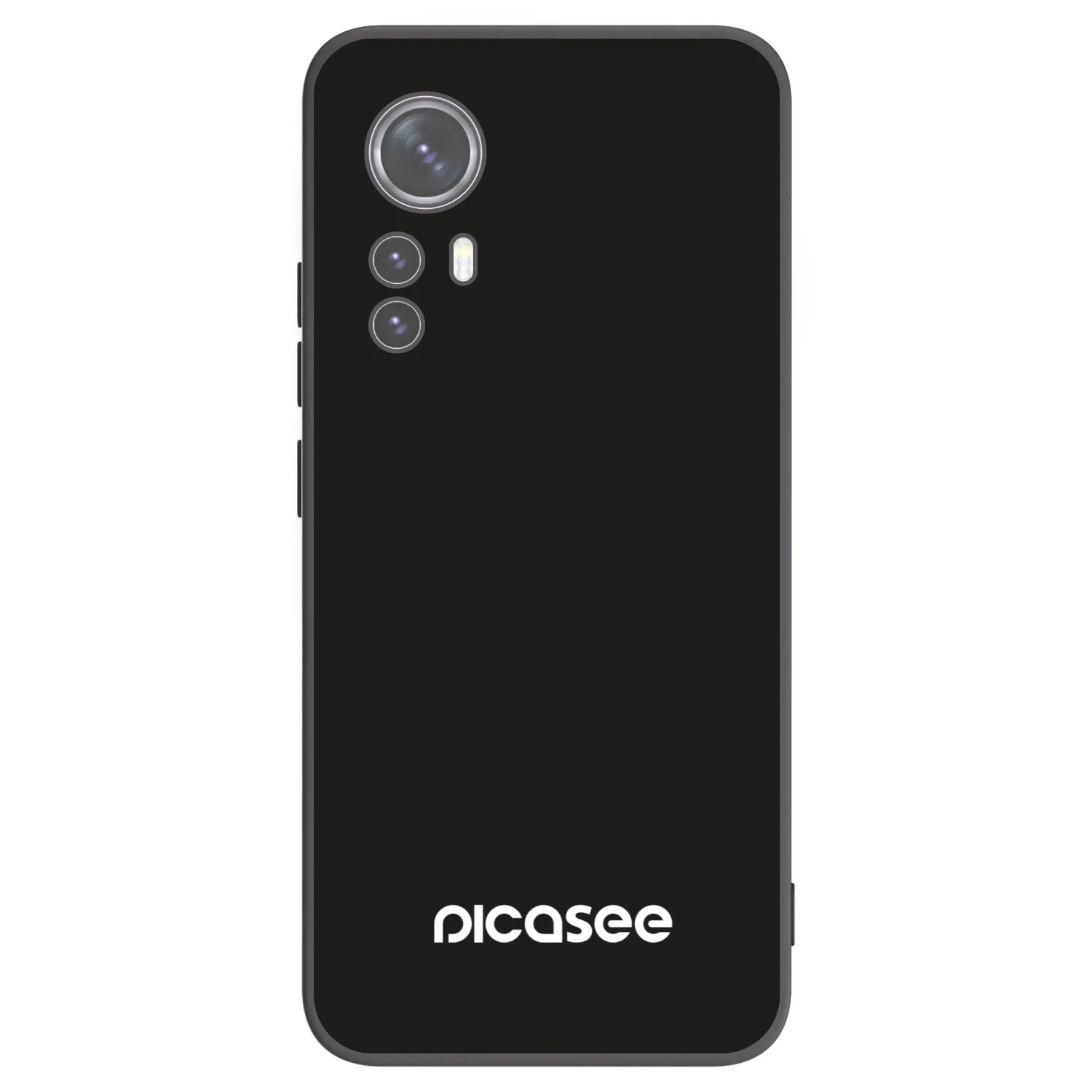 Picasee Xiaomi 12 Hülle - Schwarzes Silikon - Picasee