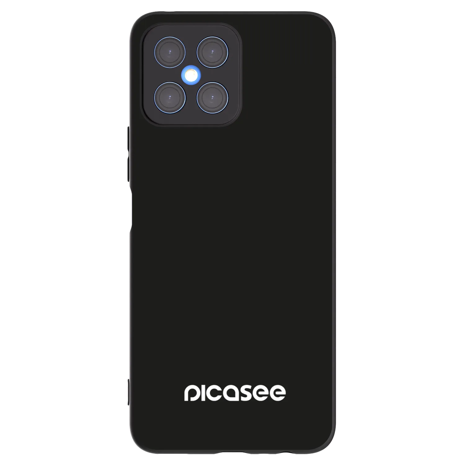 Picasee Honor X8 4G Hülle - Schwarzes Silikon - Picasee