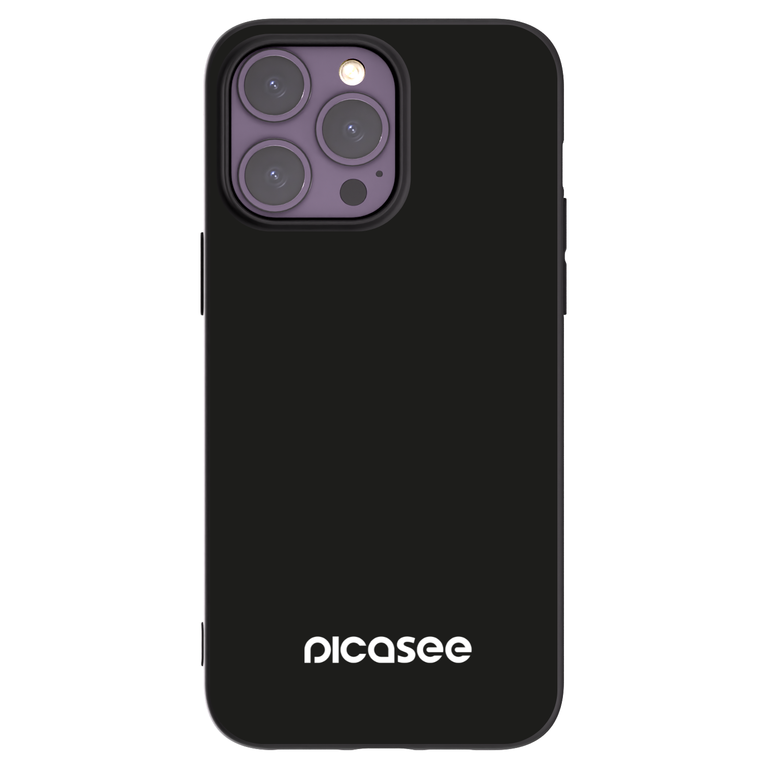 Picasee Apple iPhone 14 Pro Max Hülle - Schwarzes Silikon - Picasee