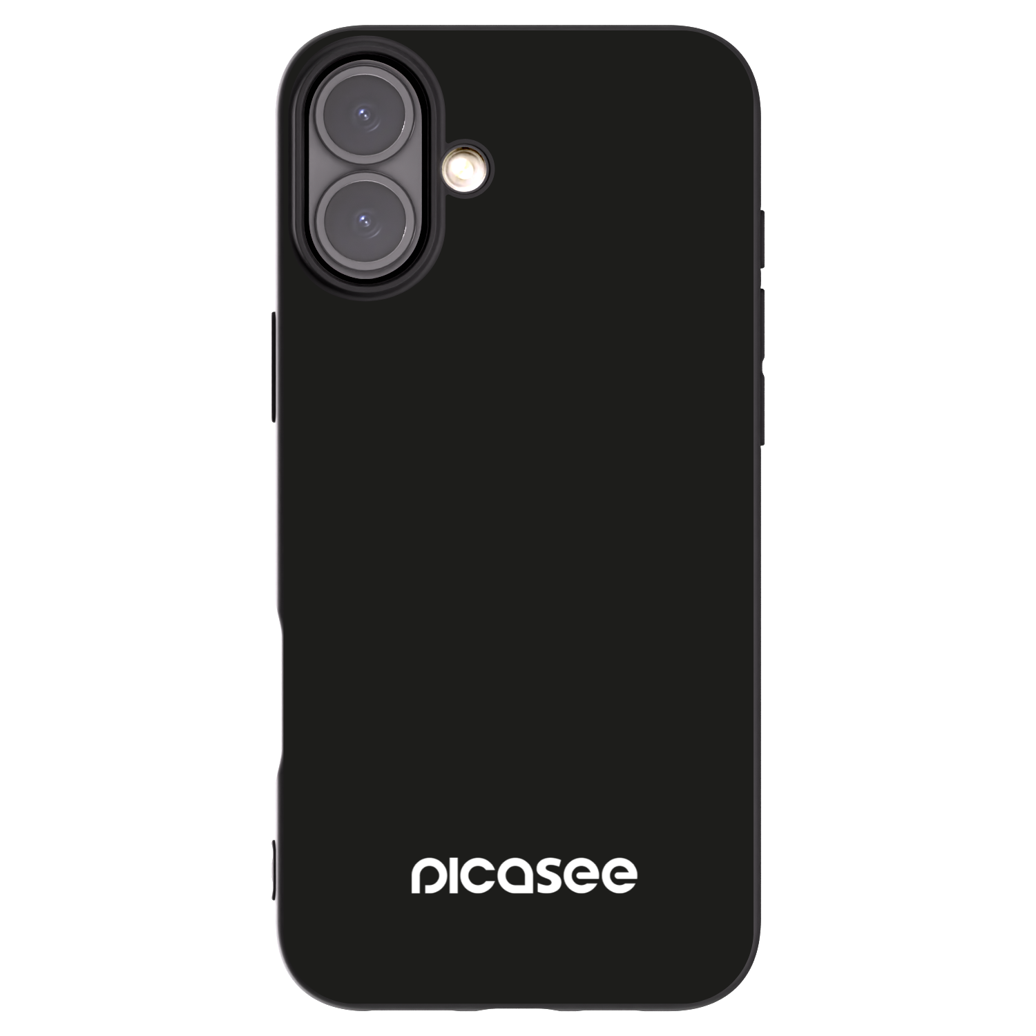 Picasee Apple iPhone 16 Plus Hülle - Schwarzes Silikon - Picasee
