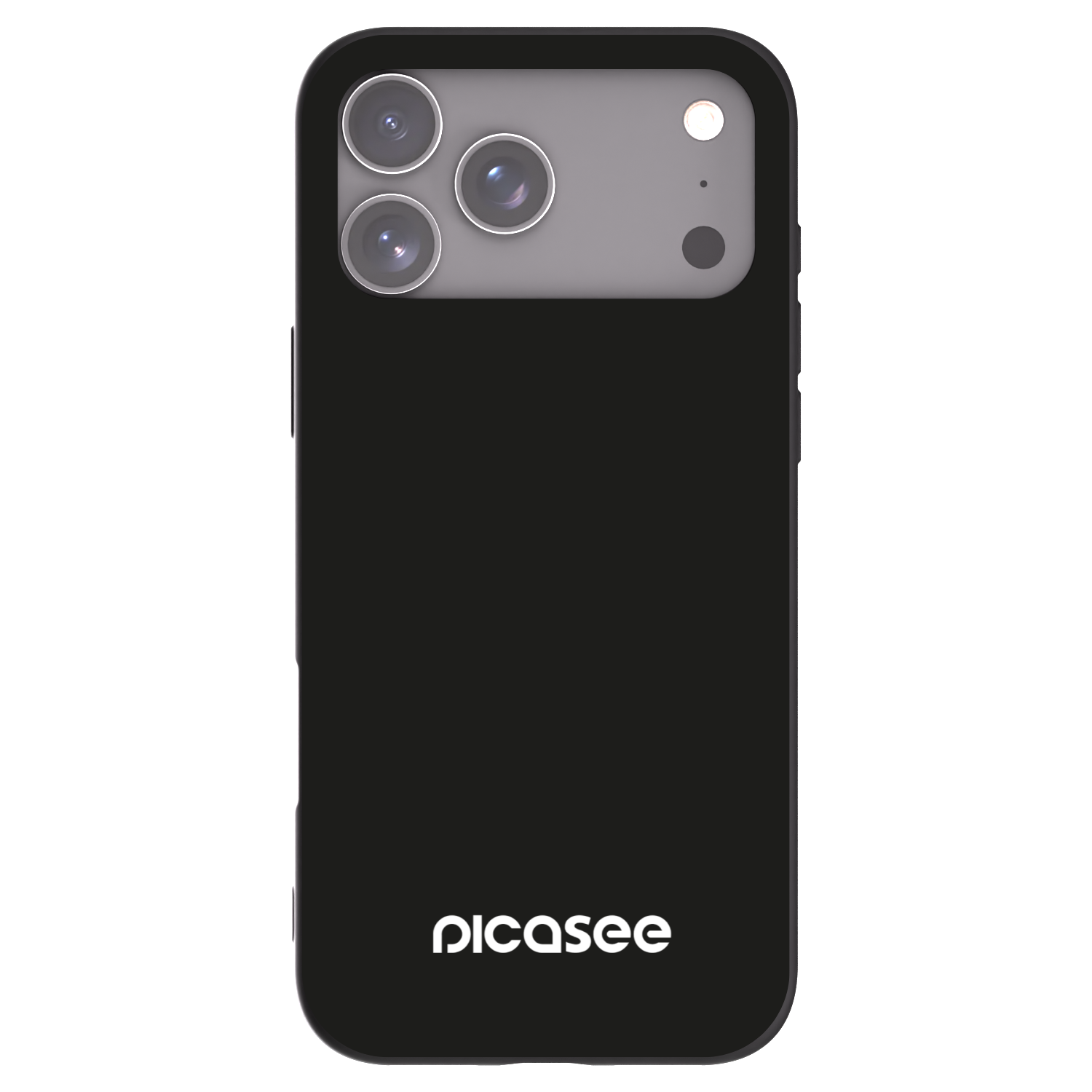 Picasee Apple iPhone 17 Pro Max Hülle - Schwarzes Silikon - Picasee