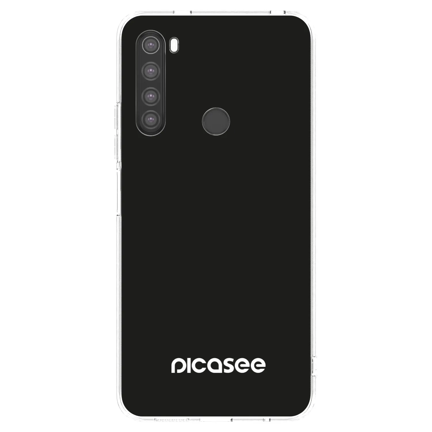Picasee Xiaomi Redmi Note 8 Hülle - Transparentes Silikon - Picasee