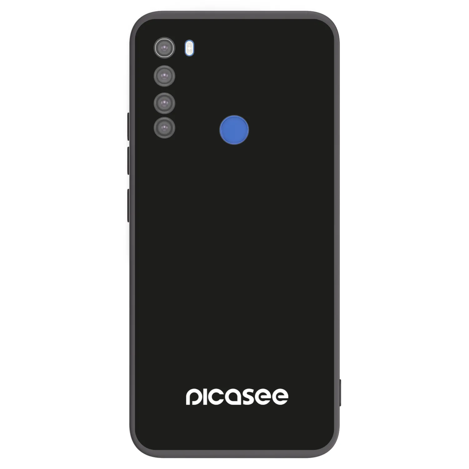 Picasee Xiaomi Redmi Note 8T Hülle - Schwarzes Silikon - Picasee