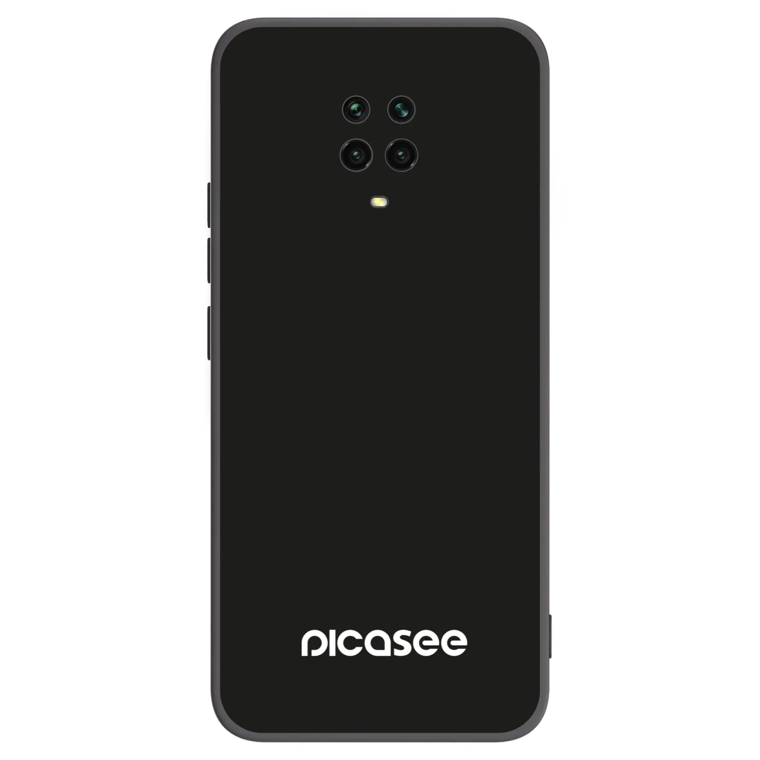 Picasee Xiaomi Redmi Note 9S Hülle - Schwarzes Silikon - Picasee