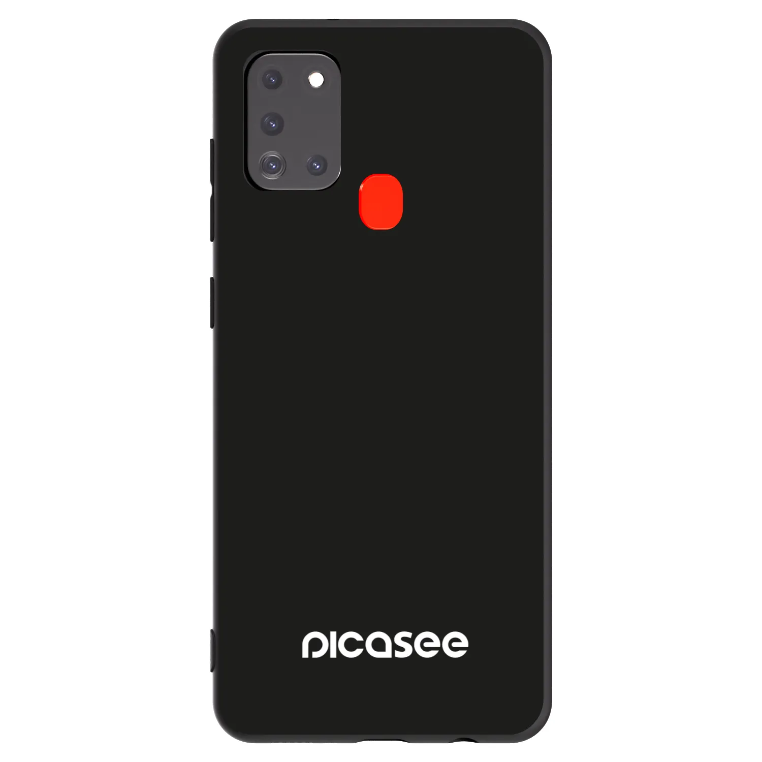 Picasee Samsung Galaxy A21s Hülle - Schwarzes Silikon - Picasee