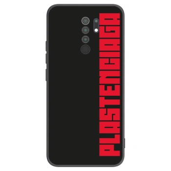 Picasee Xiaomi Redmi 9 Hülle - Schwarzes Silikon - Plastenciaga