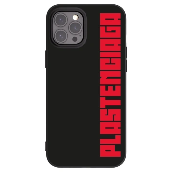 Picasee Apple iPhone 12 Pro Max Hülle - Schwarzes Silikon - Plastenciaga