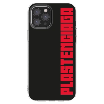 Picasee Apple iPhone 12 Pro Max Hülle - Transparentes Silikon - Plastenciaga