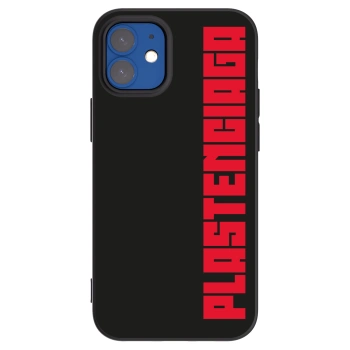 Picasee Apple iPhone 12 mini Hülle - Schwarzes Silikon - Plastenciaga