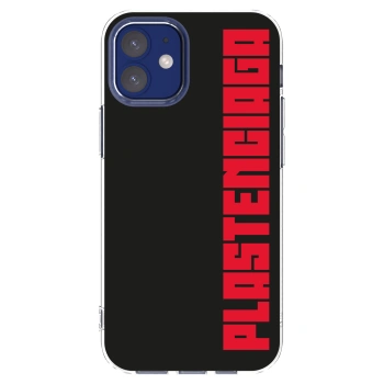 Picasee Apple iPhone 12 mini Hülle - Transparentes Silikon - Plastenciaga