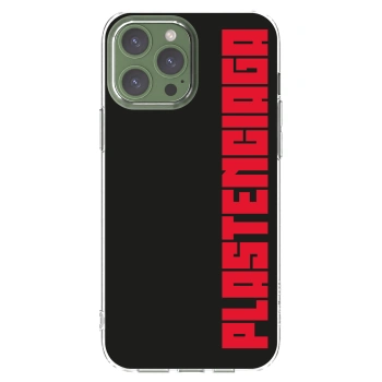 Picasee Apple iPhone 13 Pro Max Hülle - Transparentes Silikon - Plastenciaga