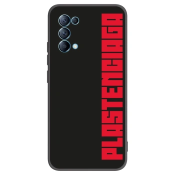 Picasee OPPO Reno 5 5G Hülle - Schwarzes Silikon - Plastenciaga