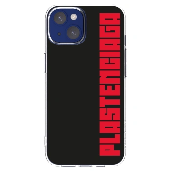 Picasee Apple iPhone 14 Hülle - Transparentes Silikon - Plastenciaga