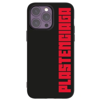 Picasee Apple iPhone 14 Pro Max Hülle - Schwarzes Silikon - Plastenciaga