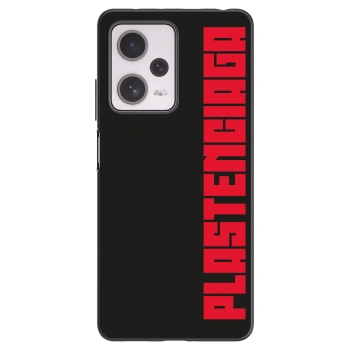 Picasee Xiaomi Redmi Note 12 Pro+ 5G Hülle - Schwarzes Silikon - Plastenciaga