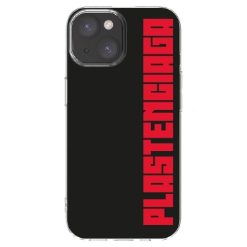 Picasee Apple iPhone 15 Hülle - Transparentes Silikon - Plastenciaga