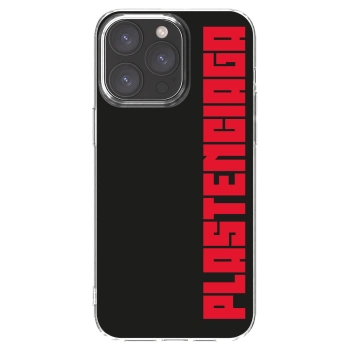 Picasee Apple iPhone 15 Pro Max Hülle - Transparentes Silikon - Plastenciaga