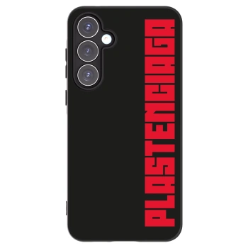 Picasee Samsung Galaxy A55 5G A556B Hülle - Schwarzes Silikon - Plastenciaga