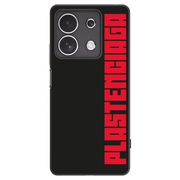 Picasee Xiaomi Redmi Note 13 4G Hülle - Schwarzes Silikon - Plastenciaga