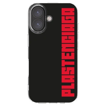 Picasee Apple iPhone 16 Hülle - Transparentes Silikon - Plastenciaga