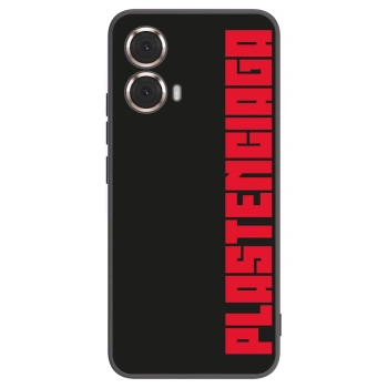 Picasee Motorola Moto G85 Hülle - Schwarzes Silikon - Plastenciaga