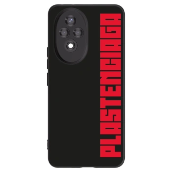 Picasee Honor 200 Pro 5G Hülle - Schwarzes Silikon - Plastenciaga