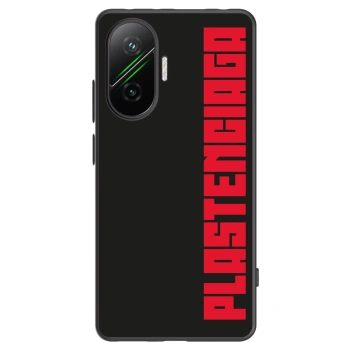 Picasee Xiaomi Poco F7 5G Hülle - Schwarzes Silikon - Plastenciaga