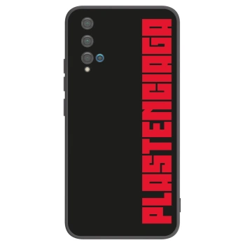 Picasee Huawei Nova 5T Hülle - Schwarzes Silikon - Plastenciaga