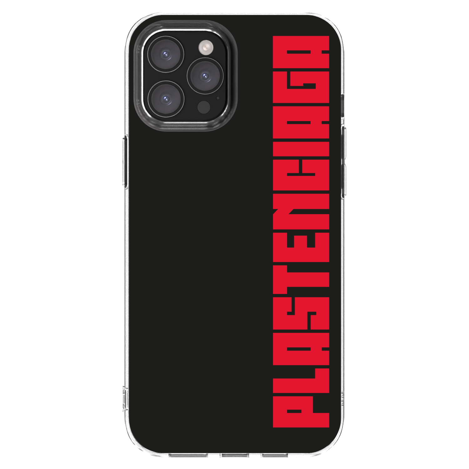 Picasee Apple iPhone 12 Pro Max Hülle - Transparentes Silikon - Plastenciaga