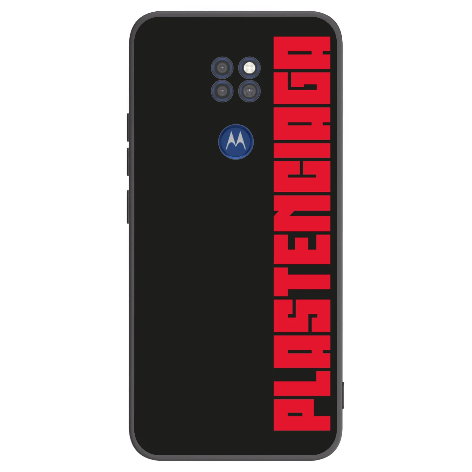 Picasee Motorola Moto G9 Play Hülle - Schwarzes Silikon - Plastenciaga