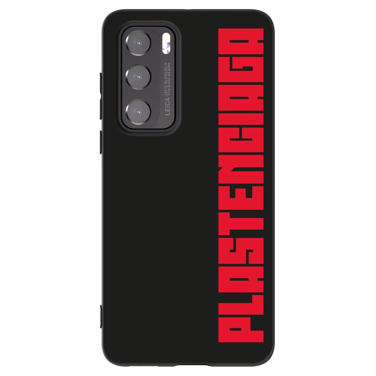 Picasee Huawei P40 Hülle - Schwarzes Silikon - Plastenciaga