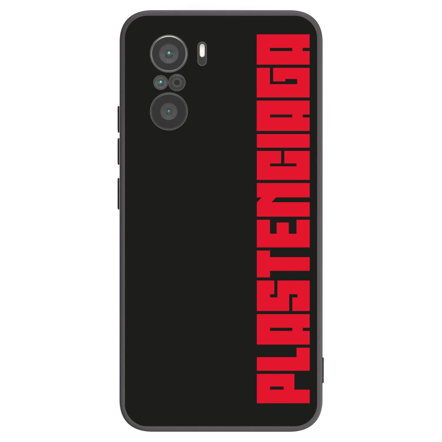 Picasee Xiaomi Poco F3 Hülle - Schwarzes Silikon - Plastenciaga