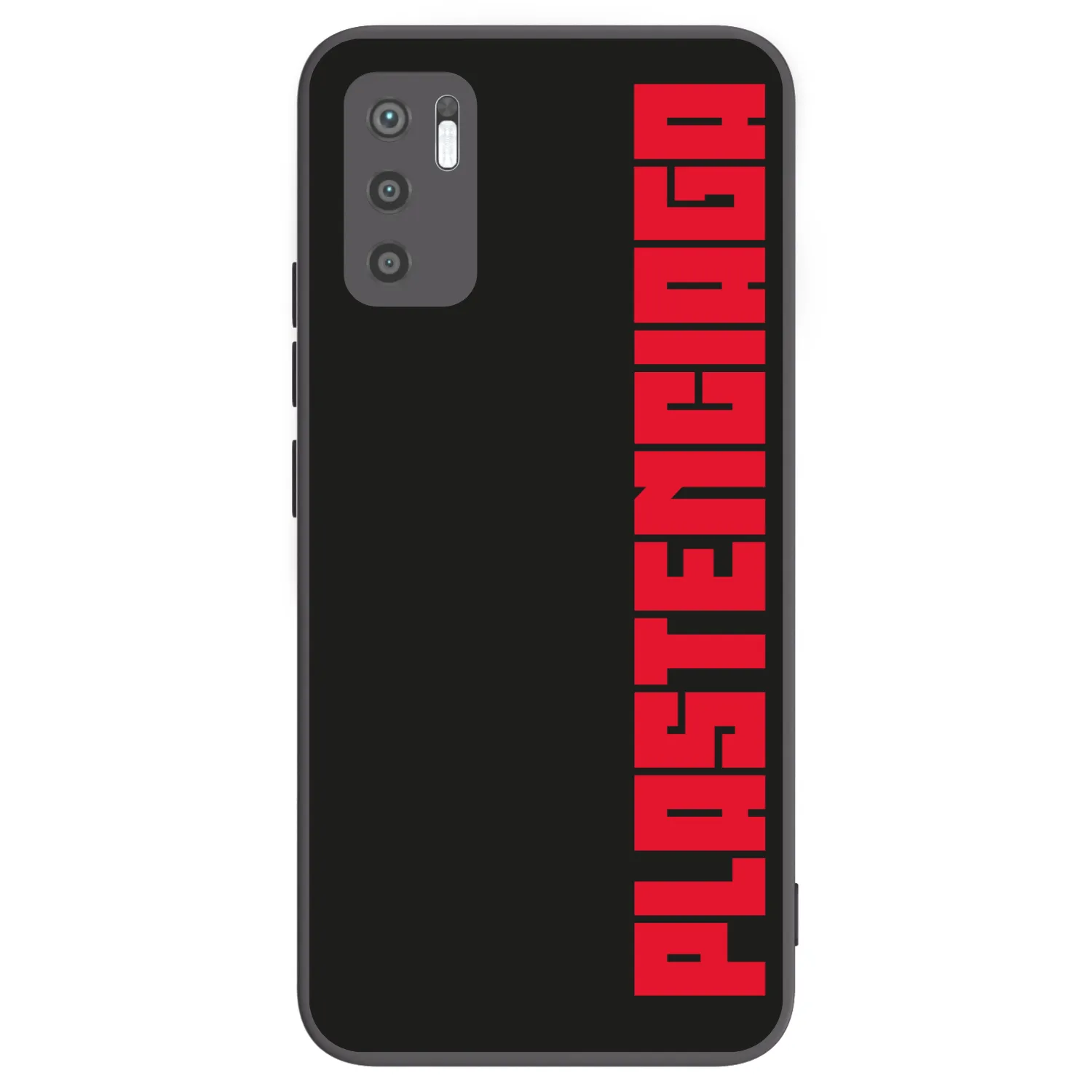 Picasee Xiaomi Redmi Note 10 5G Hülle - Schwarzes Silikon - Plastenciaga