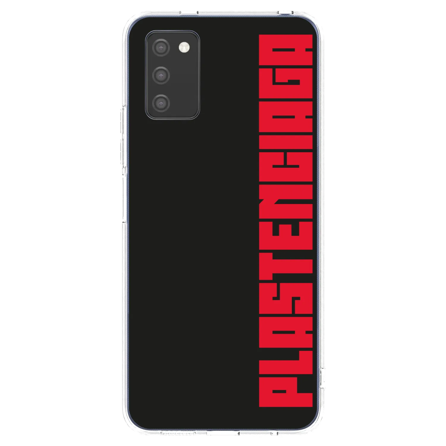 Picasee Samsung Galaxy A03s A037G Hülle - Transparentes Silikon - Plastenciaga