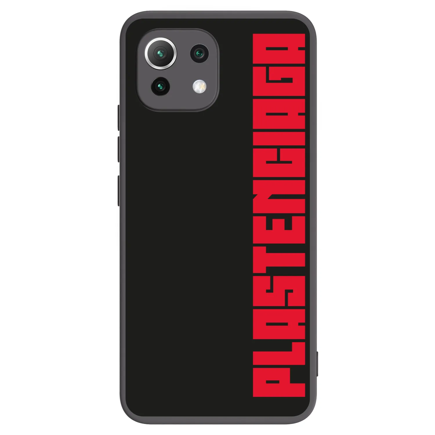 Picasee Xiaomi 11 Lite 5G NE Hülle - Schwarzes Silikon - Plastenciaga