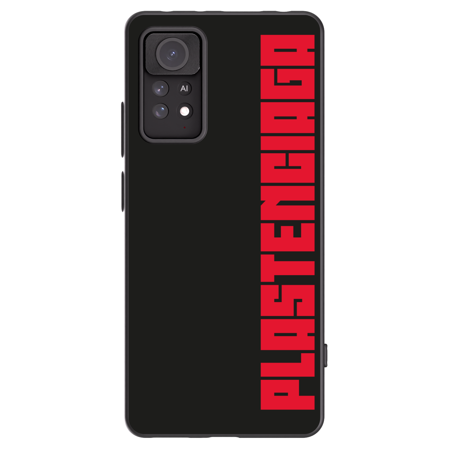 Picasee Xiaomi Redmi Note 11 Pro Hülle - Schwarzes Silikon - Plastenciaga