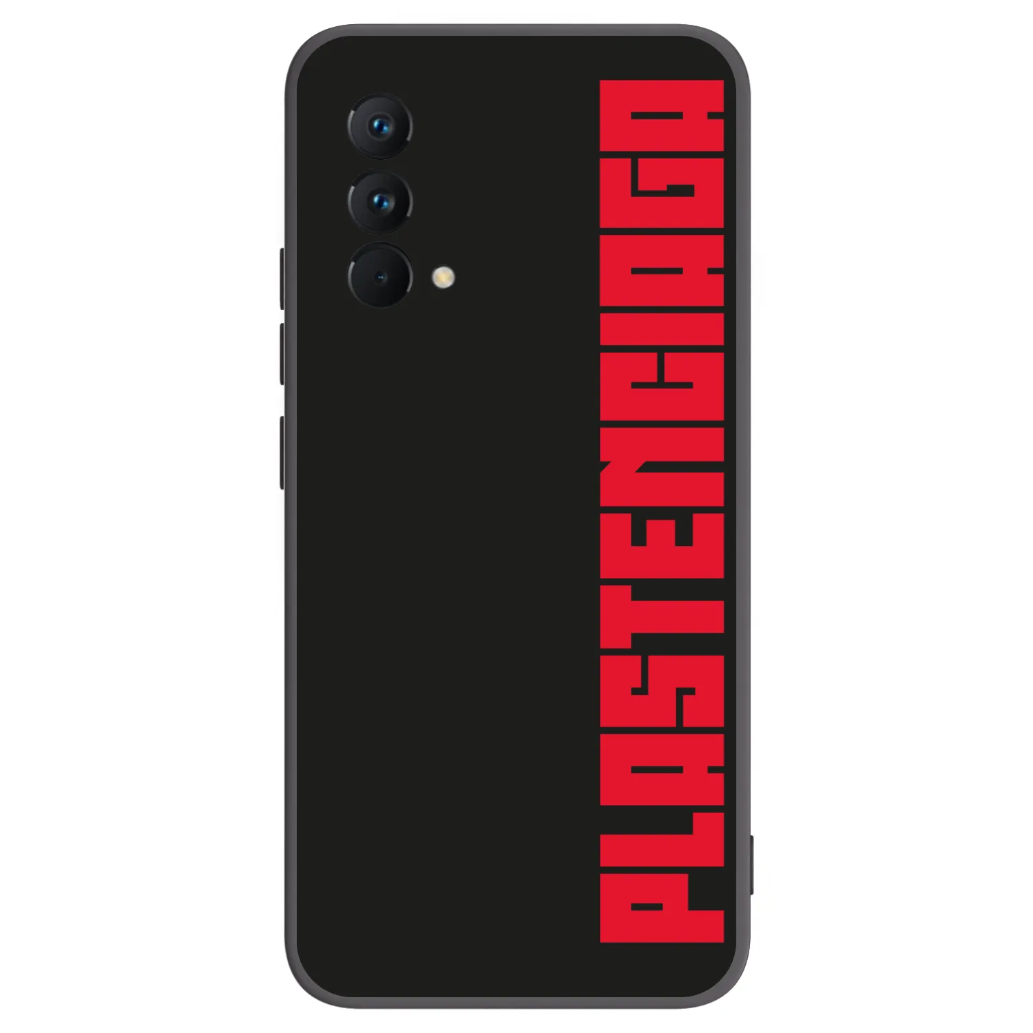 Picasee Realme GT Master Edition 5G Hülle - Schwarzes Silikon - Plastenciaga