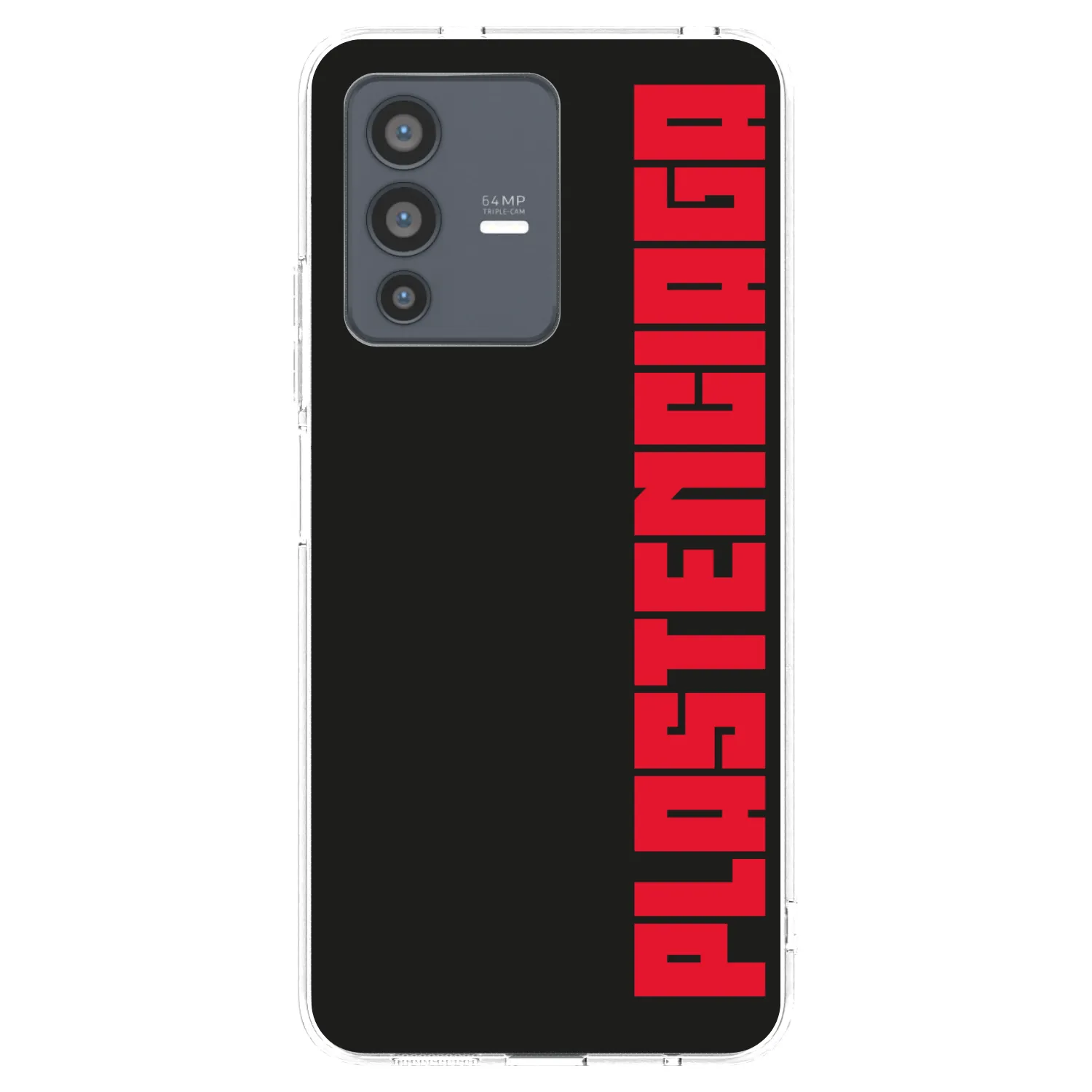 Picasee Vivo V23 5G Hülle - Transparentes Silikon - Plastenciaga