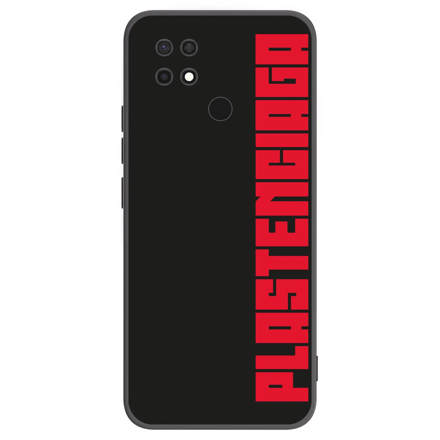 Picasee Xiaomi Redmi 10C Hülle - Schwarzes Silikon - Plastenciaga