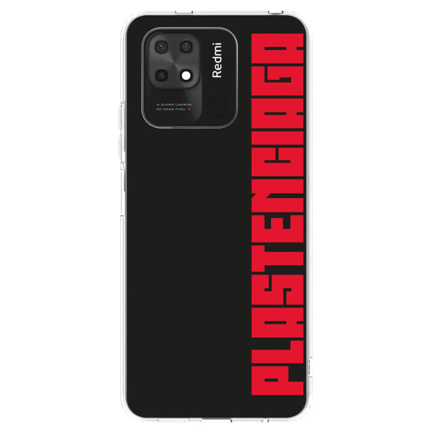 Picasee Xiaomi Redmi 10C Hülle - Transparentes Silikon - Plastenciaga