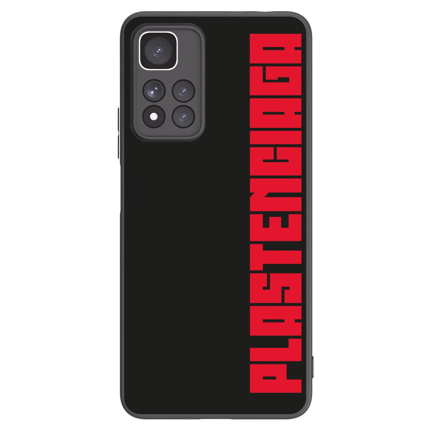 Picasee Xiaomi Redmi Note 11 Pro+ 5G Hülle - Schwarzes Silikon - Plastenciaga