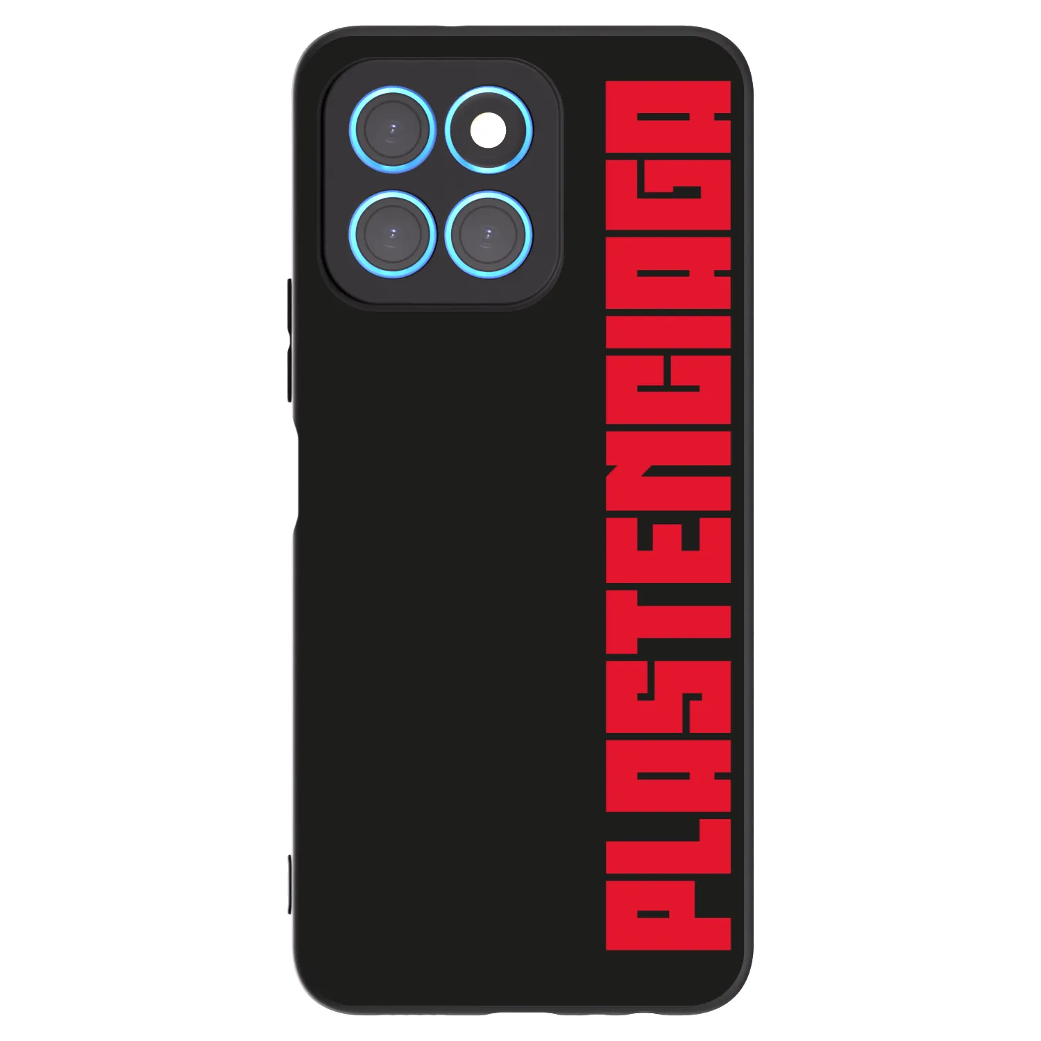 Picasee Honor X8 5G Hülle - Schwarzes Silikon - Plastenciaga