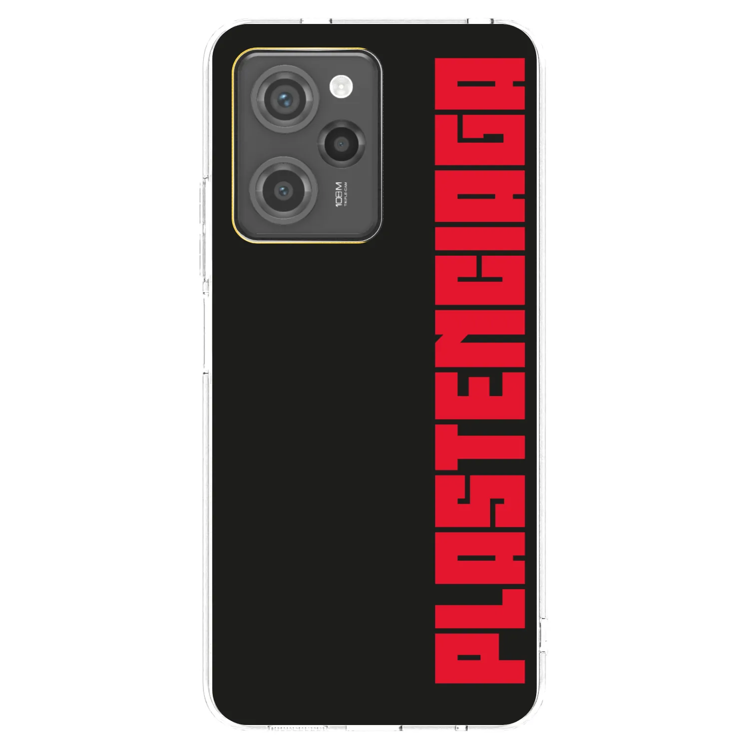 Picasee Xiaomi Poco X5 Pro Hülle - Schwarzes Silikon - Plastenciaga