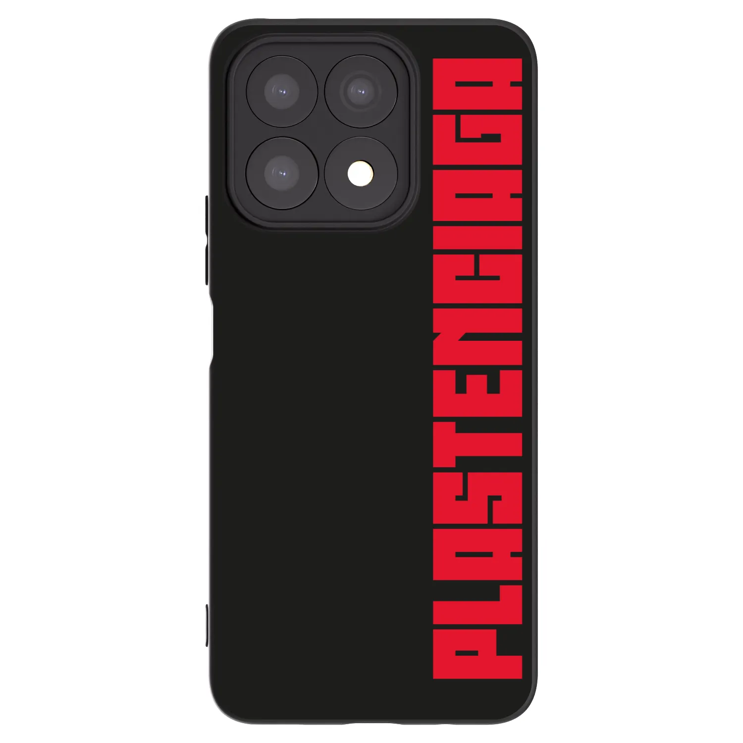 Picasee Honor X8a Hülle - Schwarzes Silikon - Plastenciaga