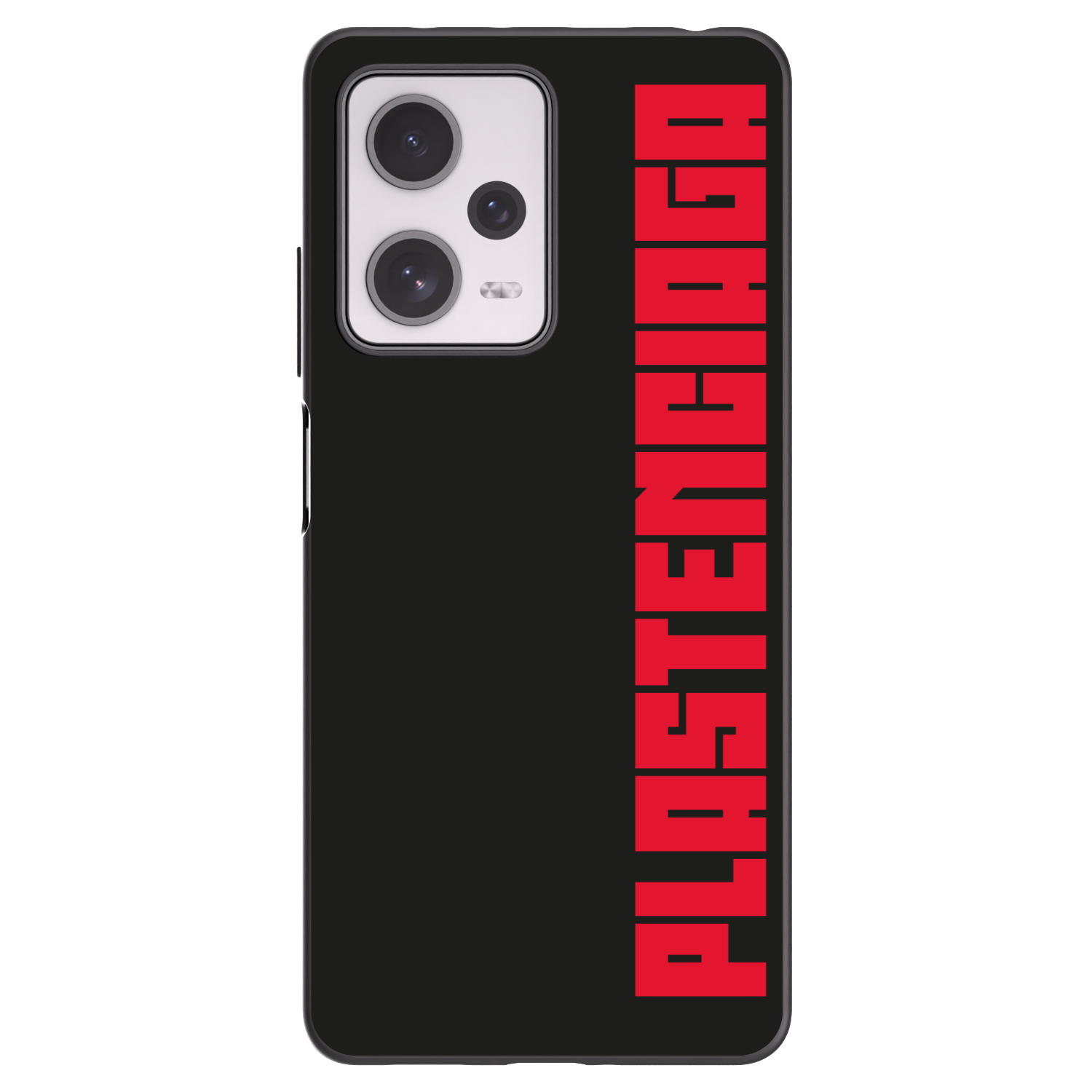 Picasee Xiaomi Redmi Note 12 Pro+ 5G Hülle - Schwarzes Silikon - Plastenciaga