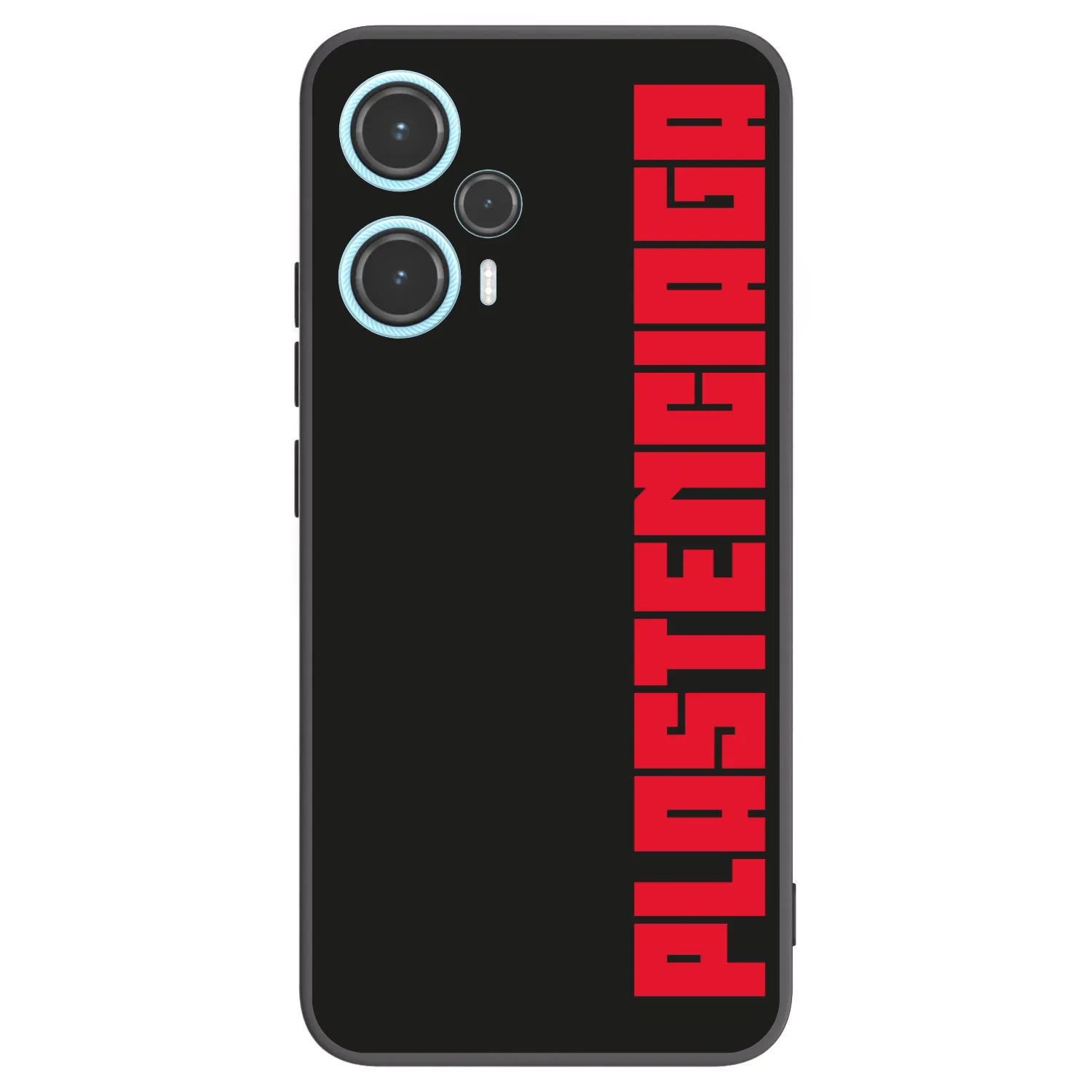 Picasee Xiaomi Poco F5 Hülle - Schwarzes Silikon - Plastenciaga