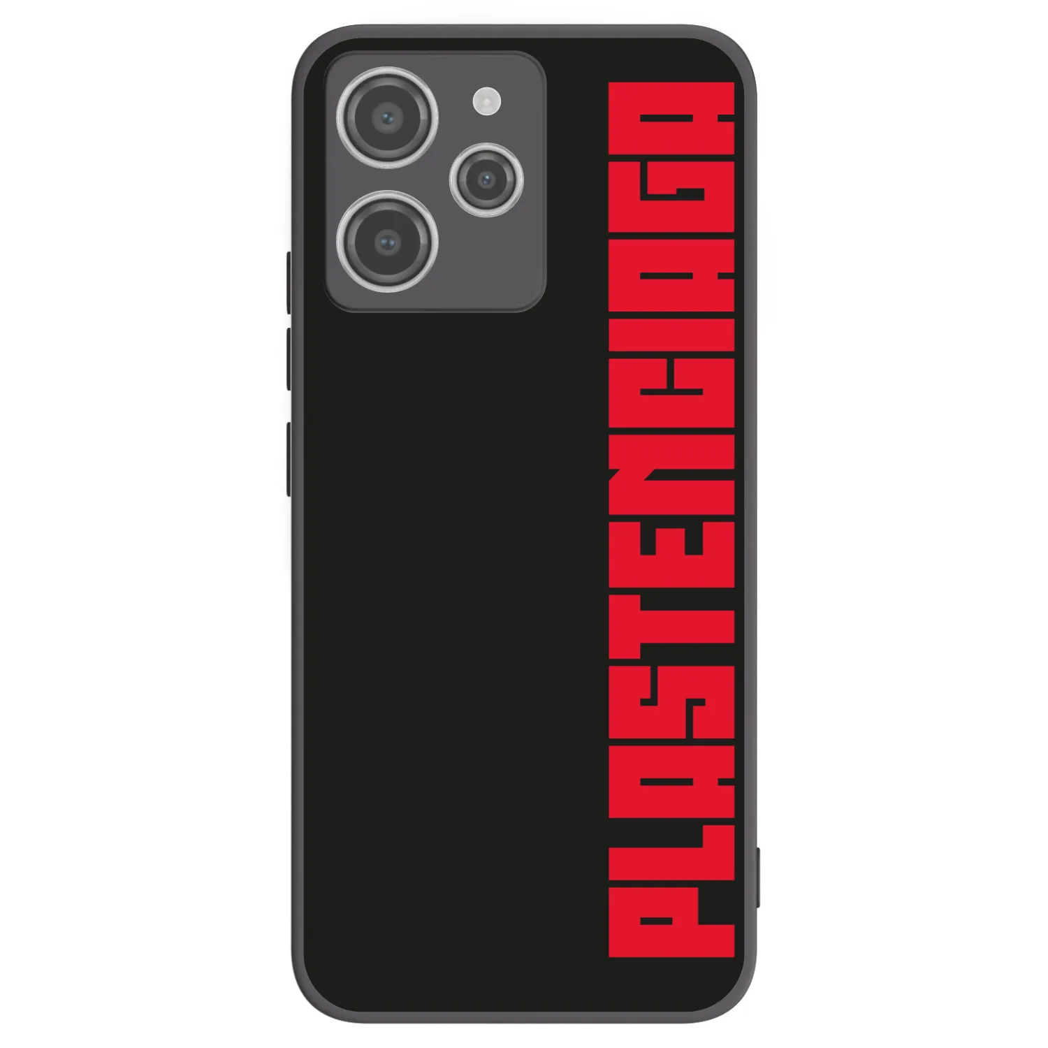 Picasee Xiaomi Redmi 12 4G Hülle - Schwarzes Silikon - Plastenciaga