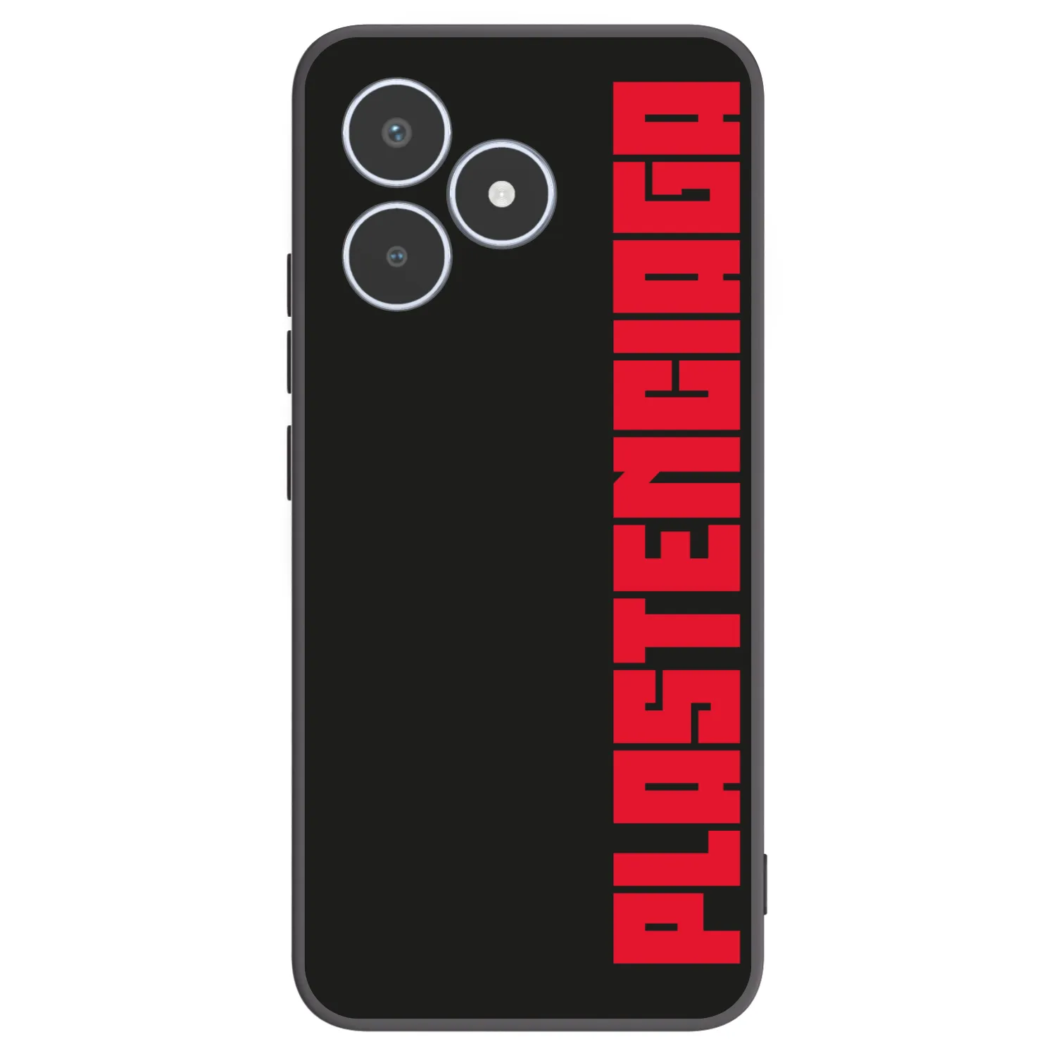 Picasee Realme C53 Hülle - Schwarzes Silikon - Plastenciaga