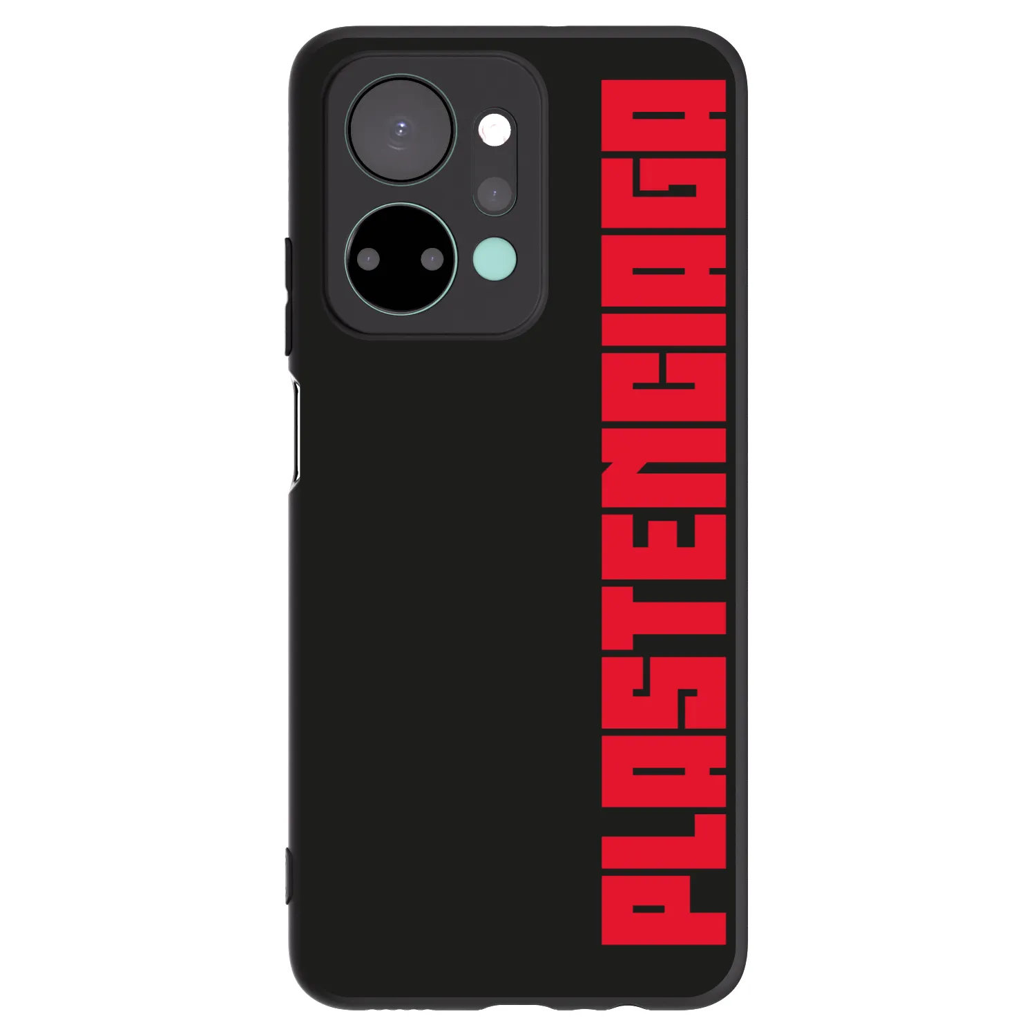 Picasee Honor X7a Hülle - Schwarzes Silikon - Plastenciaga